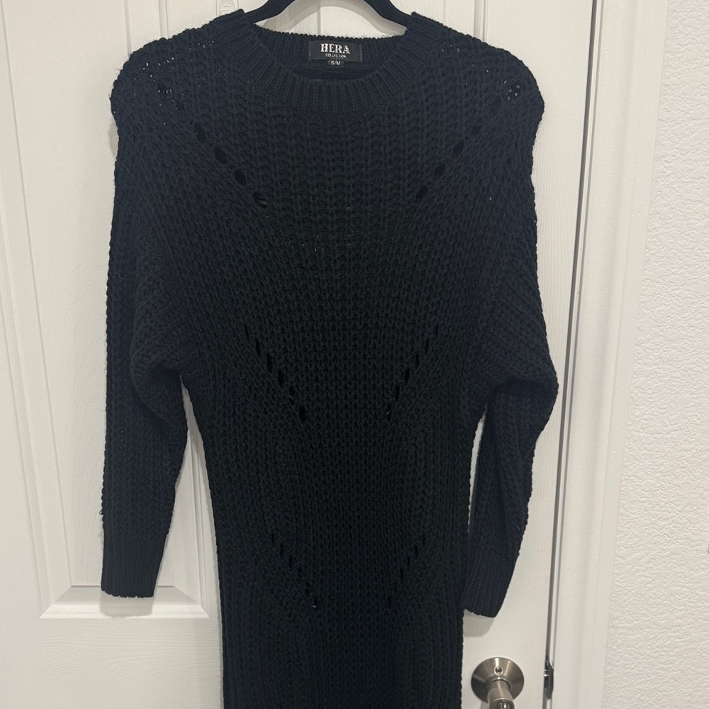 Hera Collection Black Knit Dress